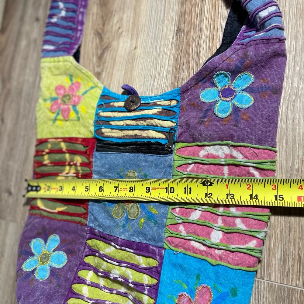 Rising International Multicolor Patchwork Crossbody Bag - Picture 8 of 9